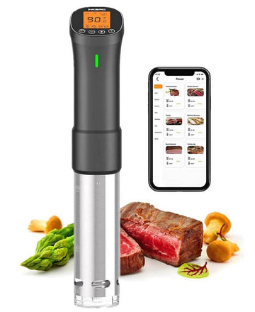 Inkbird ISV-100W WiFi Sous Vide Cooker,  1000W Precise Temperature & Time Control with Fast Heating, Smart Wireless Immersion Circulator - Imported from UK